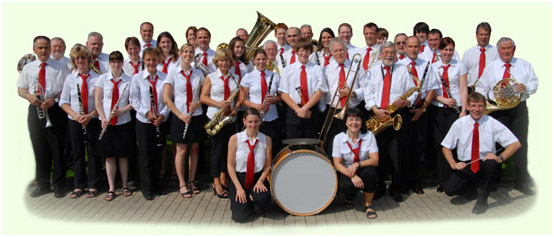 Orchestermitglieder im Jahr 2008 im Palmengarten Frankfurt
